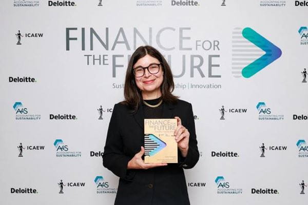 A photograph from the 2025 Finance for the Future Awards ceremony